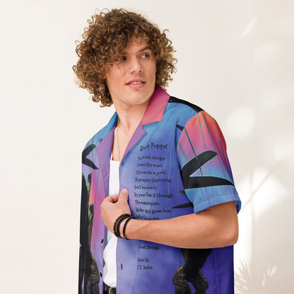 Unisex Button Shirt Runaway Puppet Poem JT Bailes