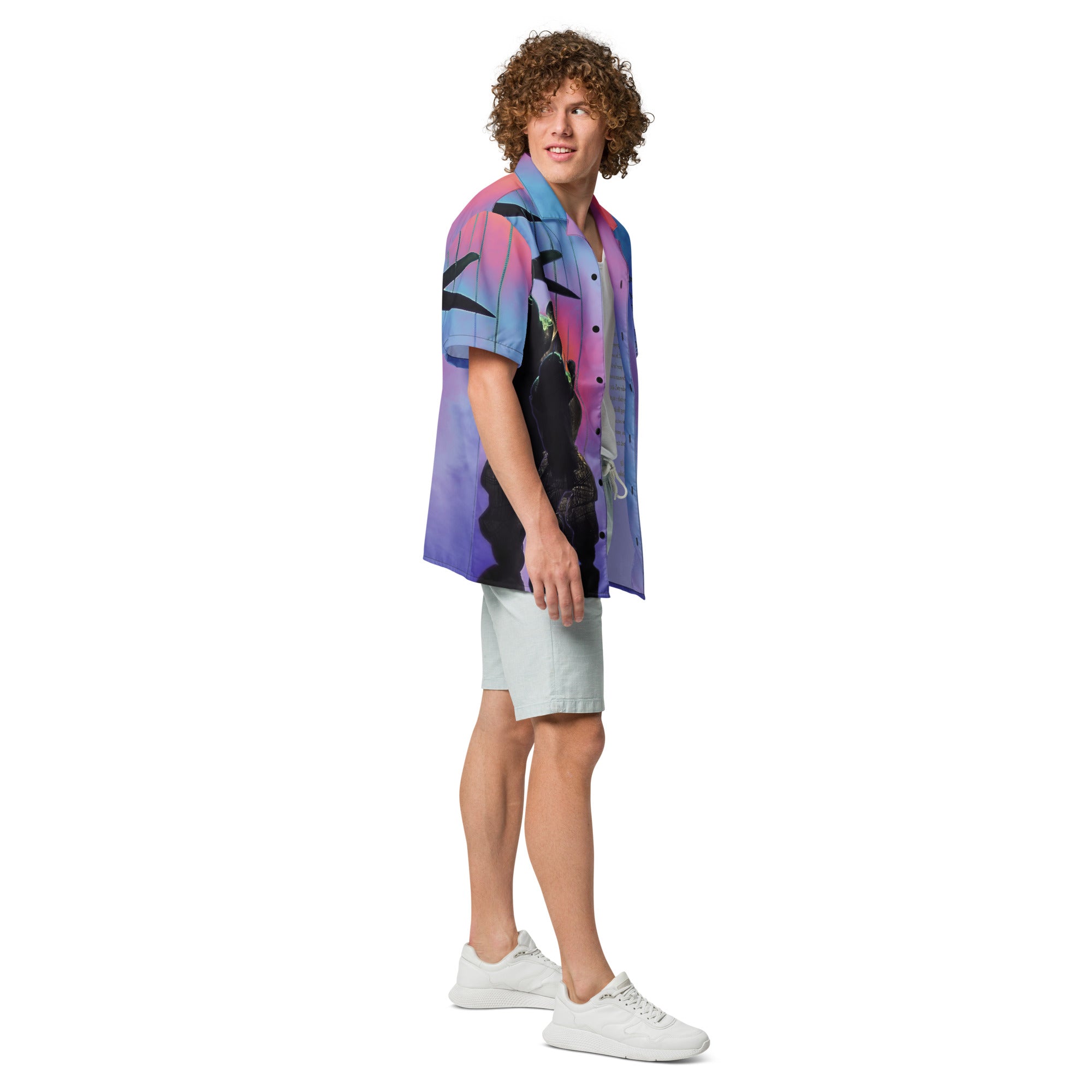 Unisex Button Shirt Runaway Puppet Poem JT Bailes